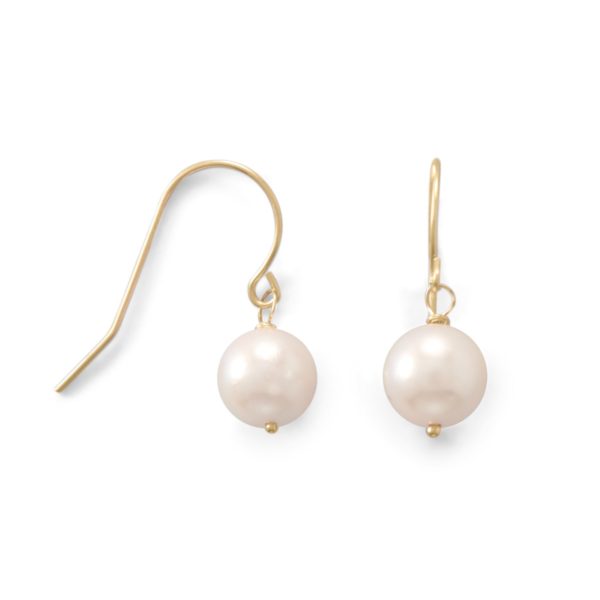 14 Karat Gold Akoya Pearl Earrings