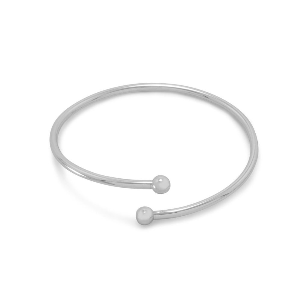 Sterling Silver Flex Bangle