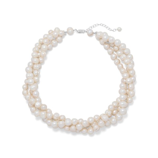 18+2 Multistrand Cultured Freshwater Pearl Necklace
