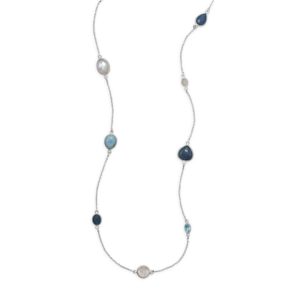 29 Multistone Endless Necklace