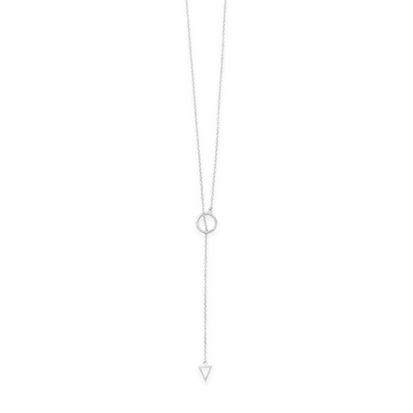 24 Multishape Lariat Necklace