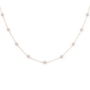 Gold Filled Pearl Necklace