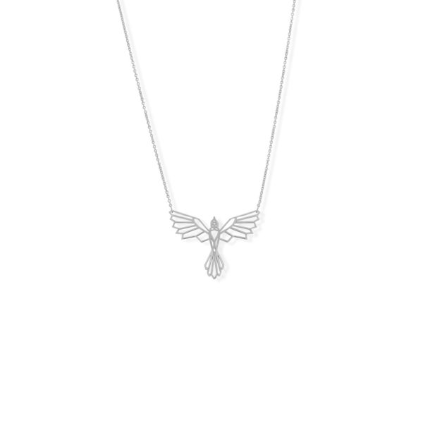 20 + 2 Origami Inspired Bird Necklace