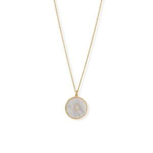 20 + 2 A Day to Night Delight! Mother of Pearl and Black Onyx Reversible Necklace