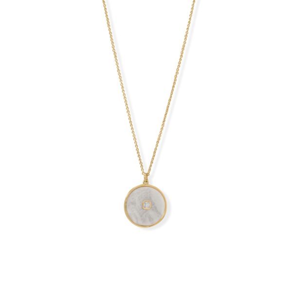 20 + 2 A Day to Night Delight! Mother of Pearl and Black Onyx Reversible Necklace