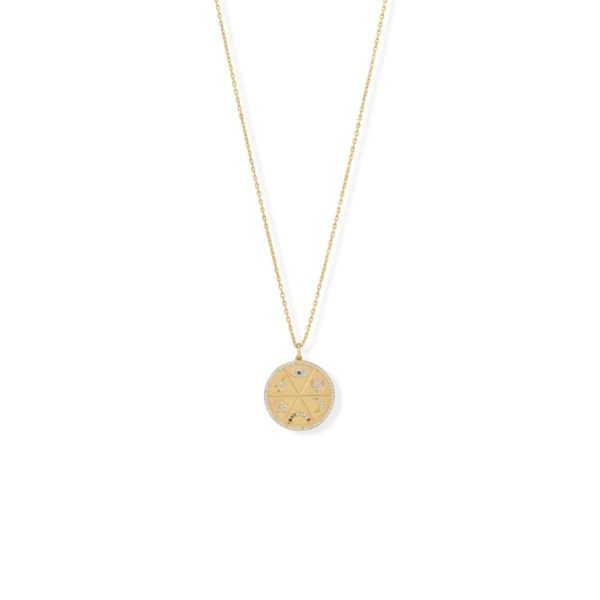 16 + 2 Celestial Medallion Necklace