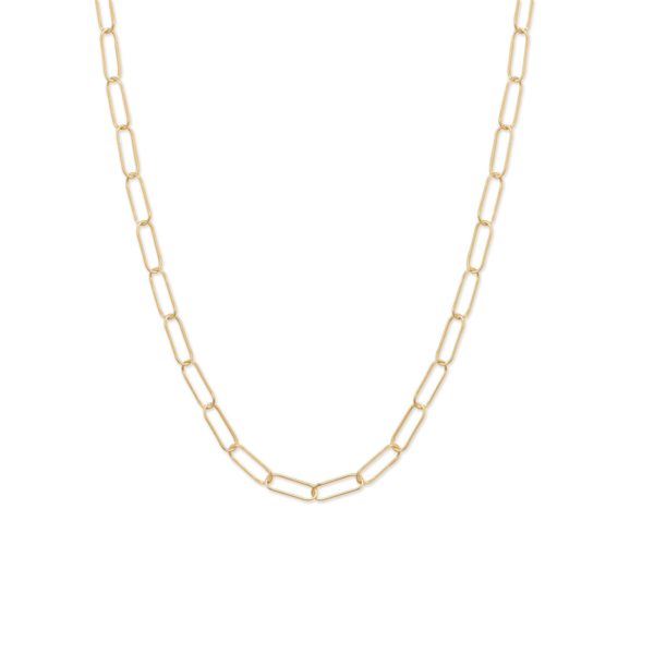 18 14/20 Gold Filled Paperclip Necklace