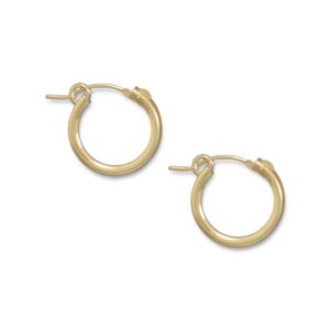 12/20 Gold Filled 2mm Hoop Earrings