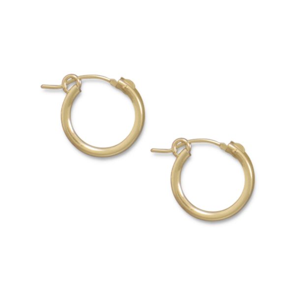 12/20 Gold Filled 2mm Hoop Earrings