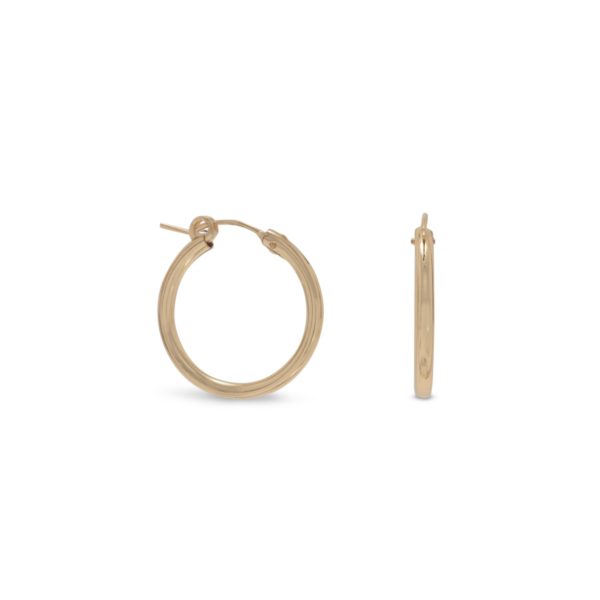 12/20 Gold Filled Hoop Earrings