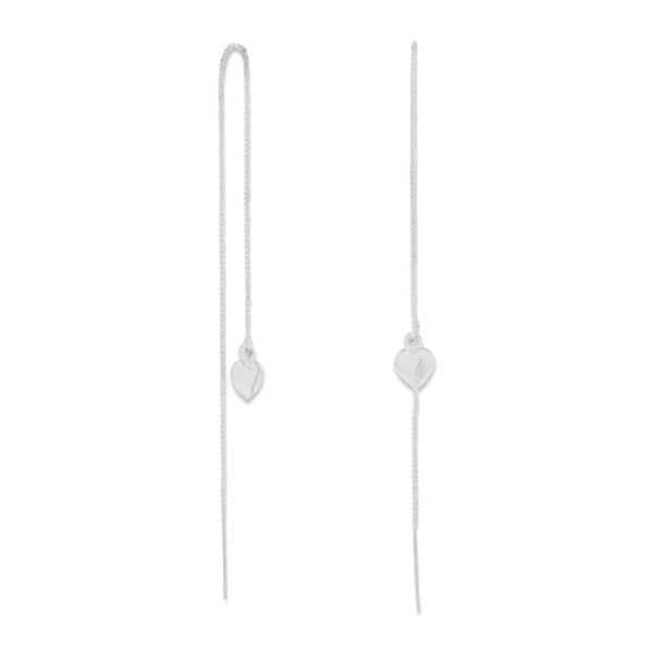 Heart Threader Earrings