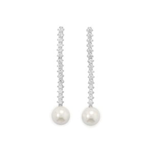 Simulated Pearl Drop Earrings