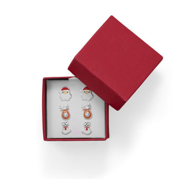 Reindeer and Polar Bear Earring Set