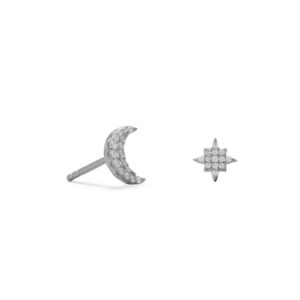Sterling Silver Celestial Earrings