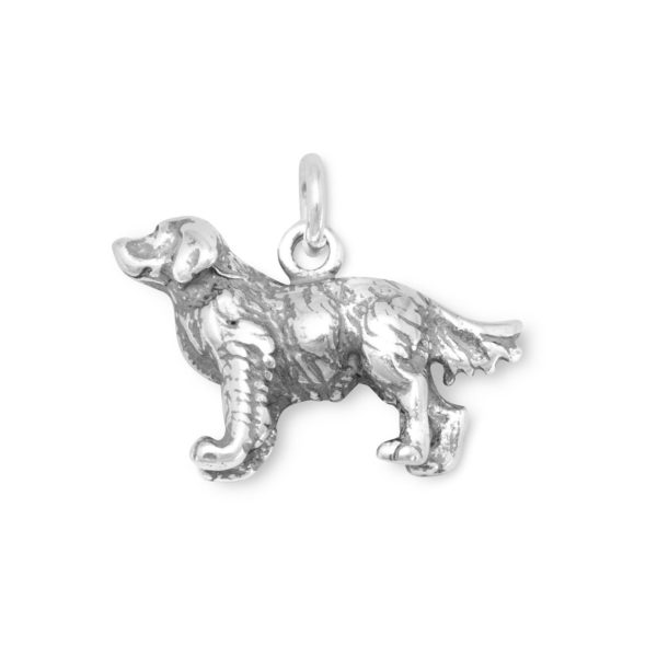 Good Boy! Golden Retriever Dog Charm