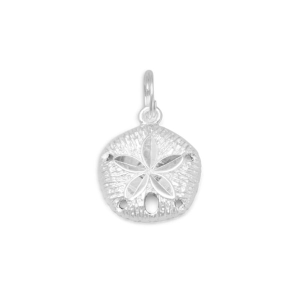Diamond Cut Sand Dollar Charm