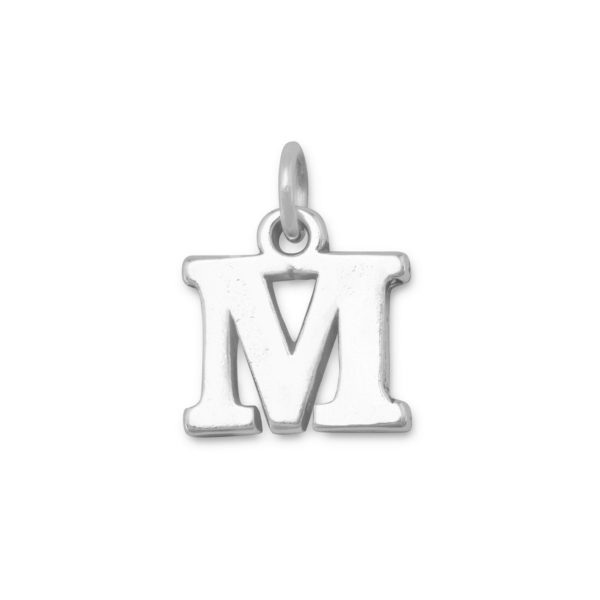 Oxidized M Charm