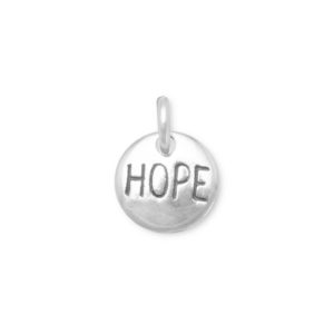 Oxidized Hope Charm