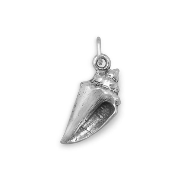 Sterling Silver Conch Shell Charm