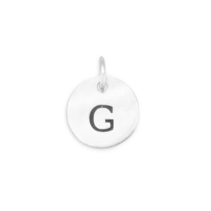 Oxidized Initial G Charm