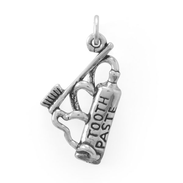 Let Your Smile Shine! Toothpaste and Toothbrush Charm