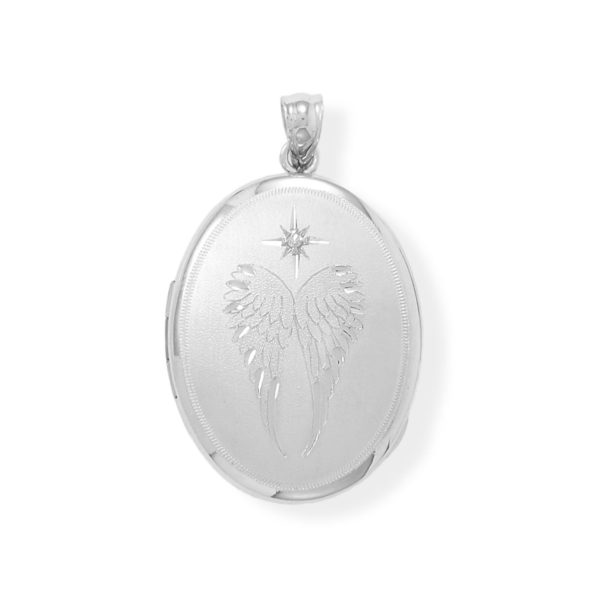 Angel Wings Memory Locket