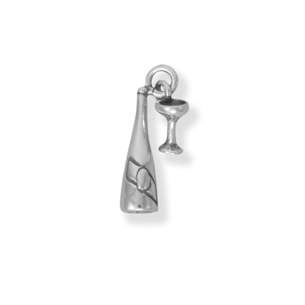 Sterling Silver Wine Glass Charm