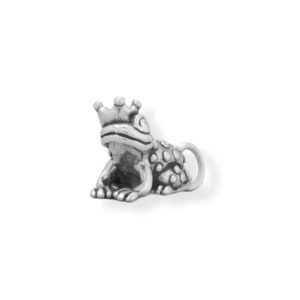 Sterling Silver Frog Prince Charm