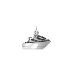 Sterling Silver Cruise Ship Charm