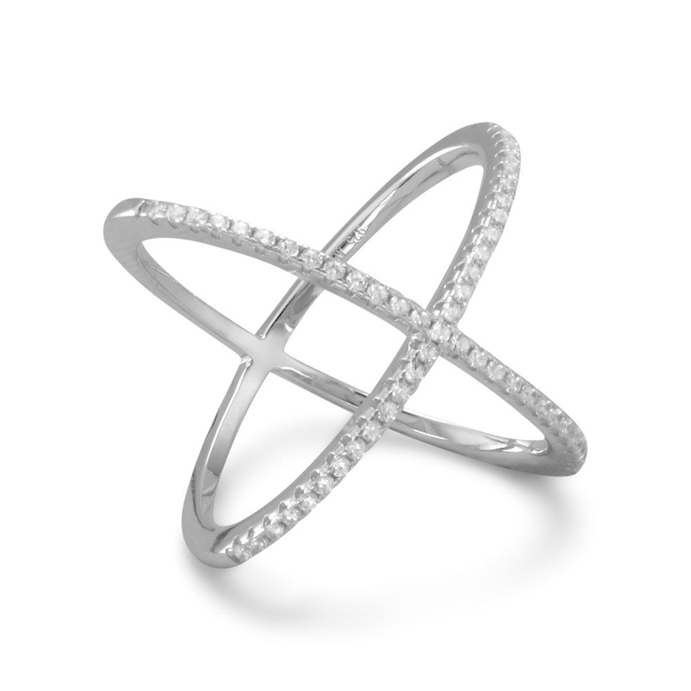 Criss Cross 'X' Ring