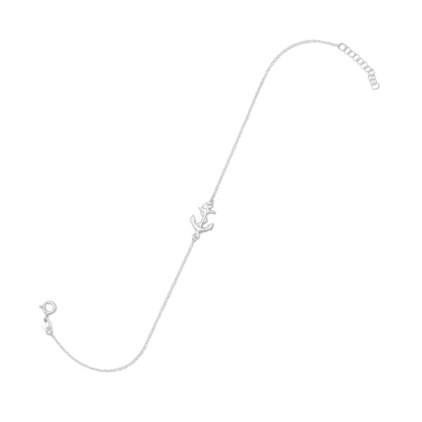 9 + 1 Sideways Anchor Anklet