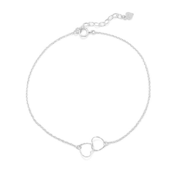 9+1 Twisted Wire Hearts Anklet