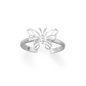Pretty Butterfly Toe Ring