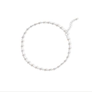 Sterling Silver Pearl Anklet
