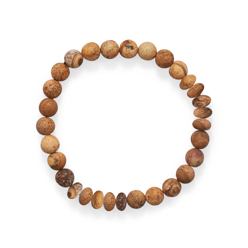 8 Picture Jasper Stretch Bracelet