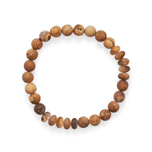 8 Picture Jasper Stretch Bracelet