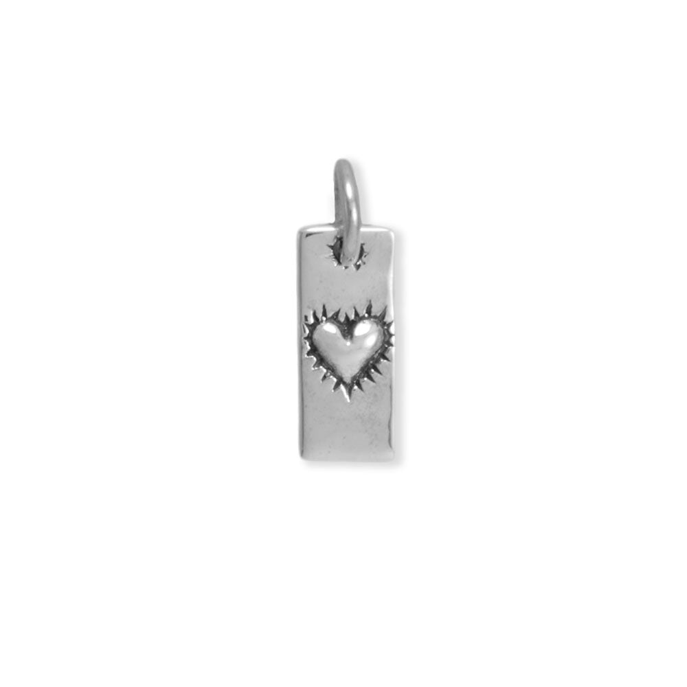 Sterling Silver Heart Charm