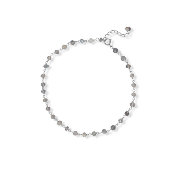 Labradorite Bead Anklet