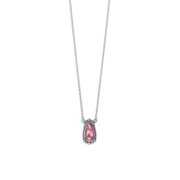 Pink Spiny Oyster Necklace