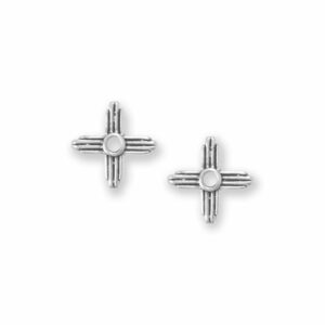 Zia Symbol Stud Earrings