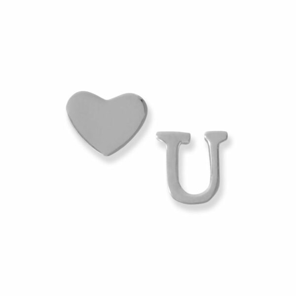 Heart U Stud Earrings