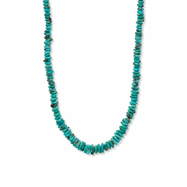 19 Mexican Campitos Turquoise Nugget Necklace