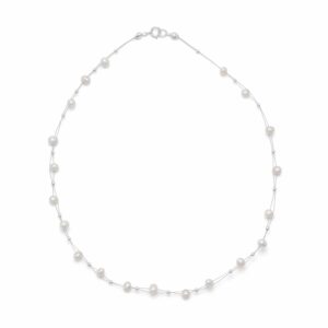 16 Double Strand Cultured Freshwater Pearl Necklace