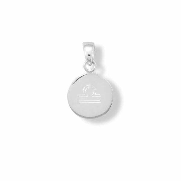 13mm Round Engravable Tag in 925 Sterling Silver - alternate view 2