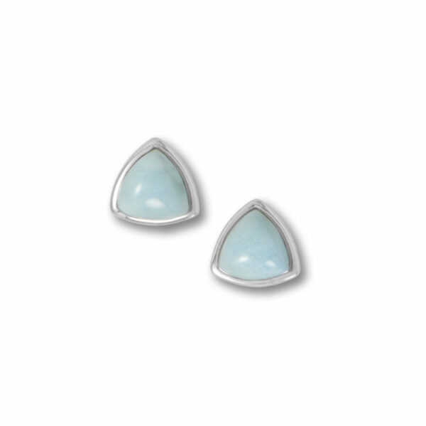 Larimar Stud Earrings