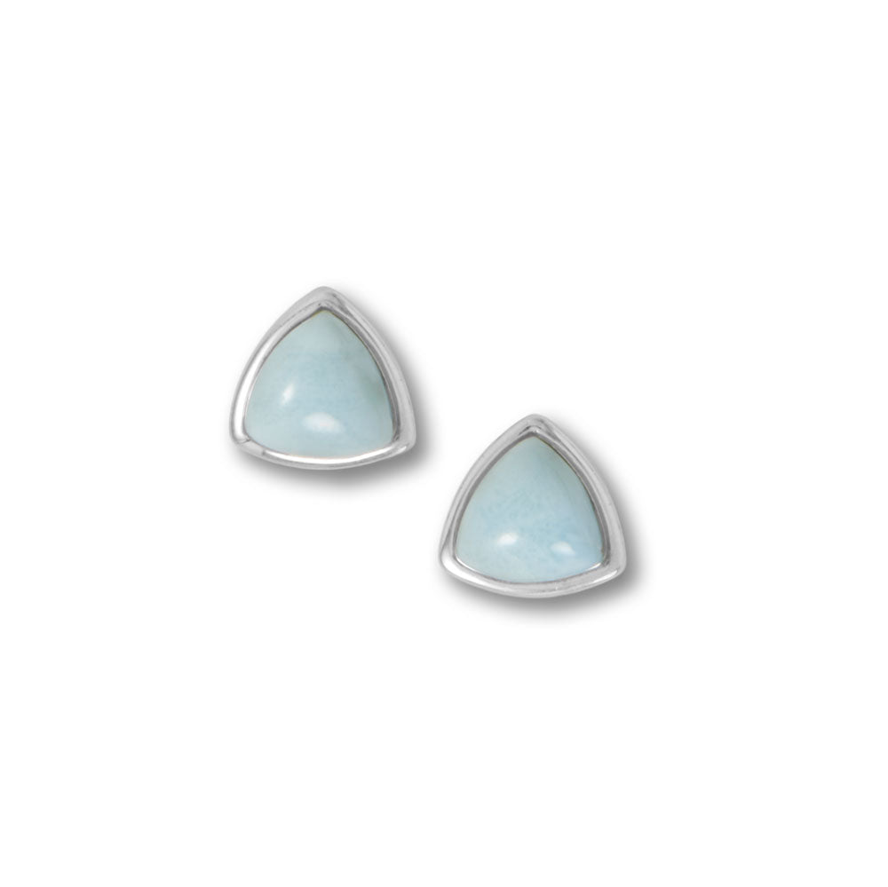 Larimar Stud Earrings