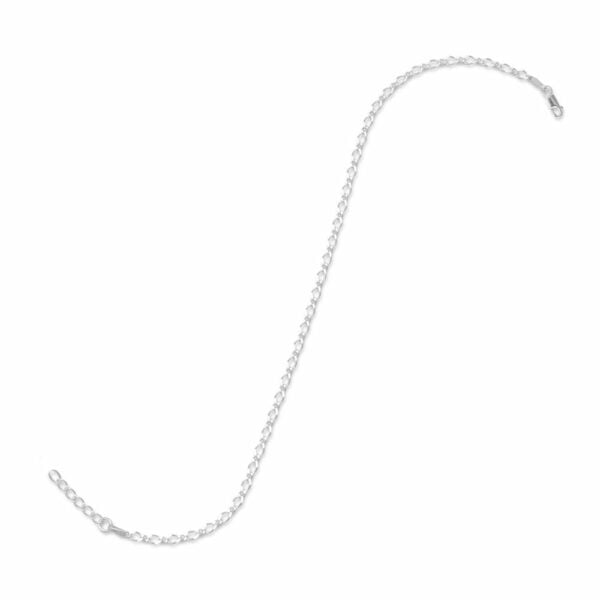 9 + 1 Extension Rombo/Figaro Chain Anklet