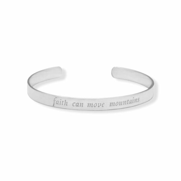 faith can move mountains Cuff Bracelet