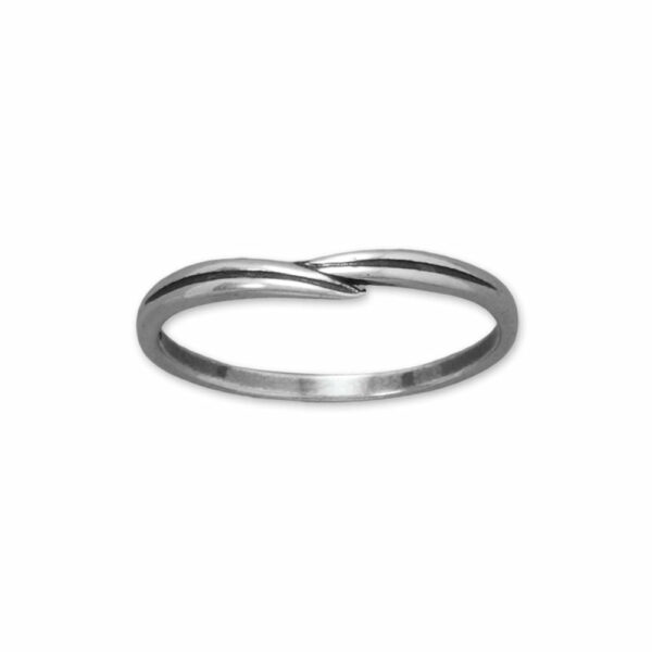 Oxidized Rosemary Sprig Three Ring Set - alternate view 4