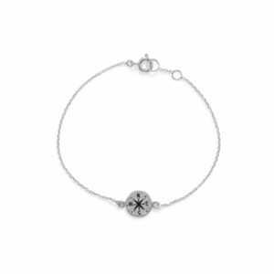 Keep It Moving! 7+.5 Hammered Compass Bracelet